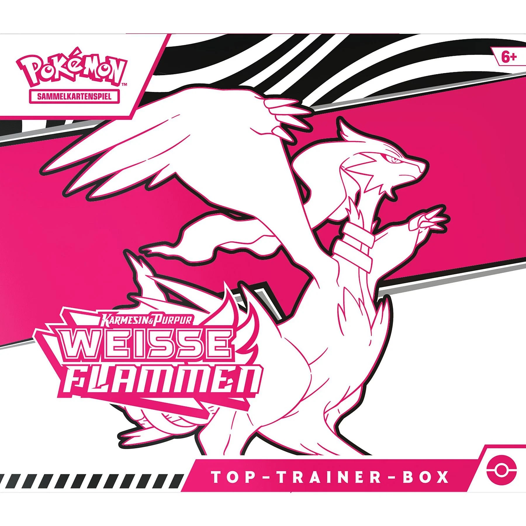 TCG -Weiße Flammen Top Trainer Box (deutsch)