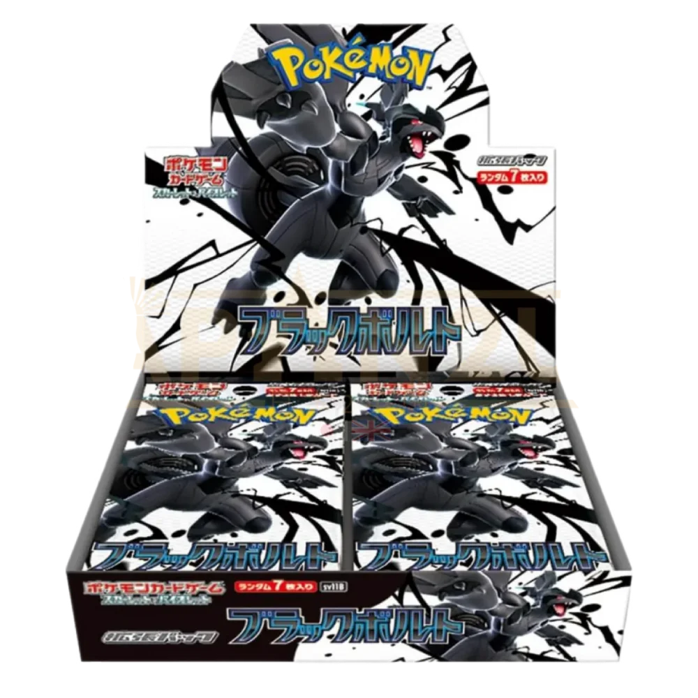 🃏 Pokémon 3er Booster Bundle – Black Edition [Japanisch]